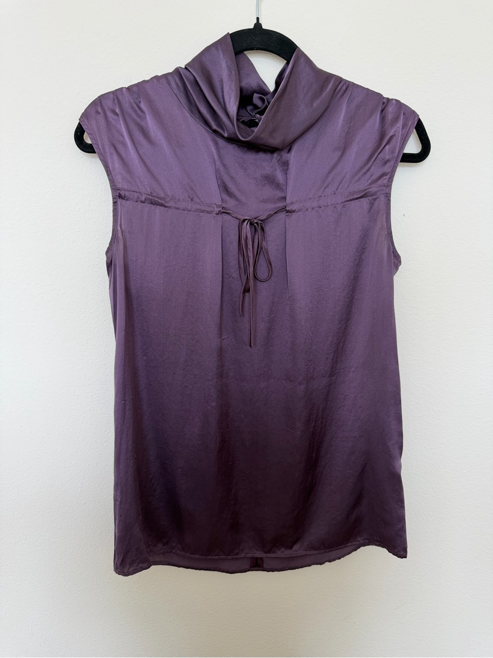 Mauro Grifoni Sleeveless Cowl Neck Top - Purple